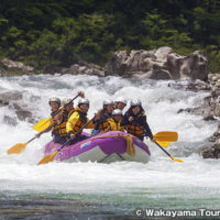 北山川ラフティング