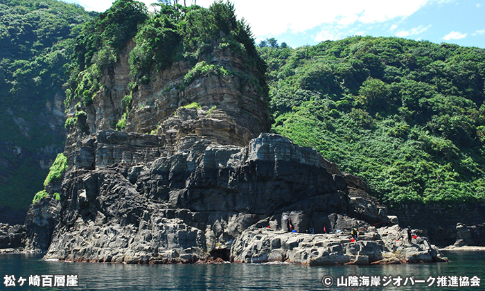 松ヶ崎百層崖